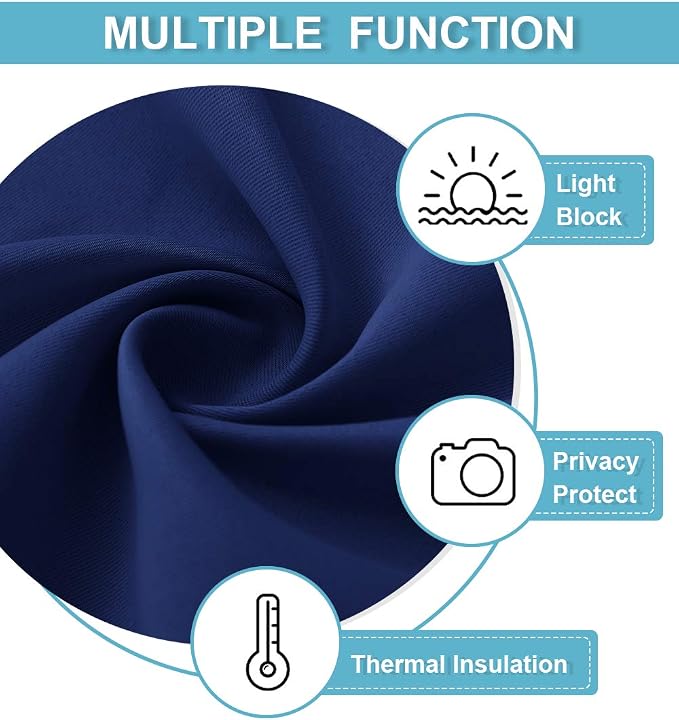RYB HOME Blackout Curtains - Image 6