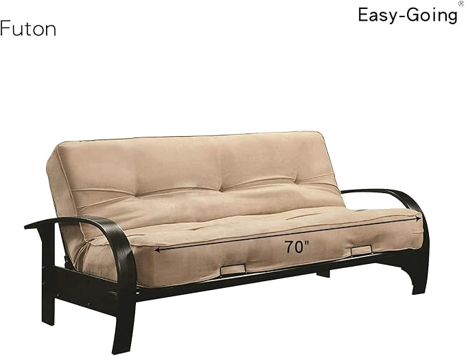 Easy-Going Futon Sofa Slipcover Reversible Sofa Cover Armless Couch Cover Water - Image 7