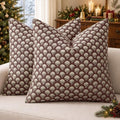 MIULEE Christmas Floral Print Decorative Pillow Covers 18x18, Withered Rose by MIULEE