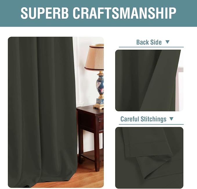 H.VERSAILTEX Blackout Curtain for Living Room Thermal Insulated Window - Image 5