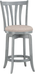 Hillsdale Furniture Hillsdale Savana Swivel Counter Stool, Blue
