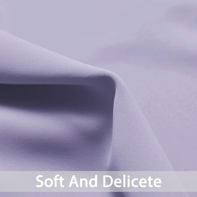 Yakamok Lilac Blackout Drapes for Bedroom - Image 5