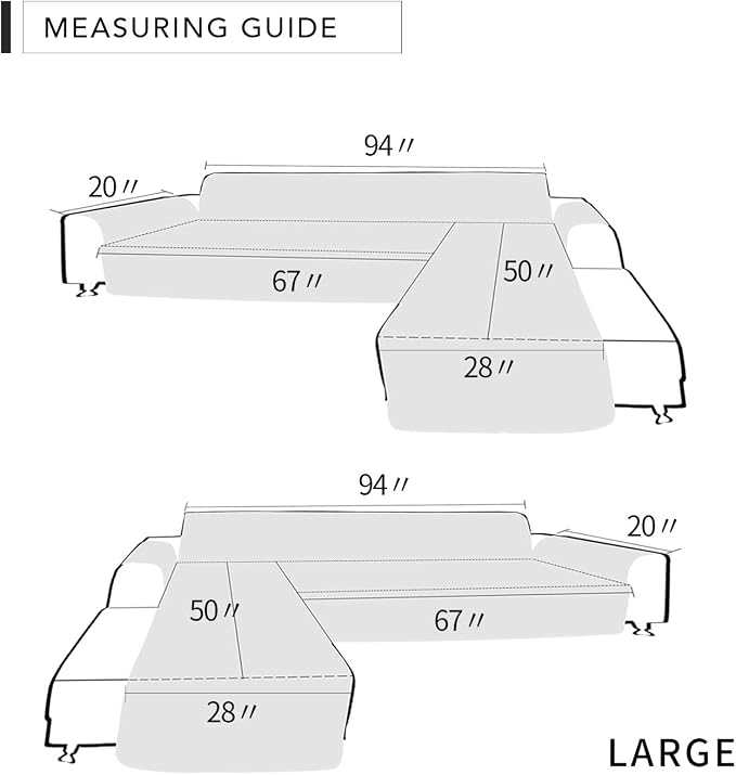 Easy-Going Slipcover for L-Shape & Sectional Couches - Image 6