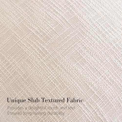 Foindtower Pack of 2 Decorative Scalloped Textured Throw Pillow Covers Accent - Image 2