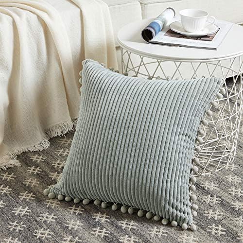 Fancy Homi Pack of 2 Farmhouse Decorative Throw Pillow Covers - Image 2