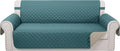 Reversible 4 Seater Sofa Cover 91 Inch Large Couch Cover Furniture Protector by LuxshareHome