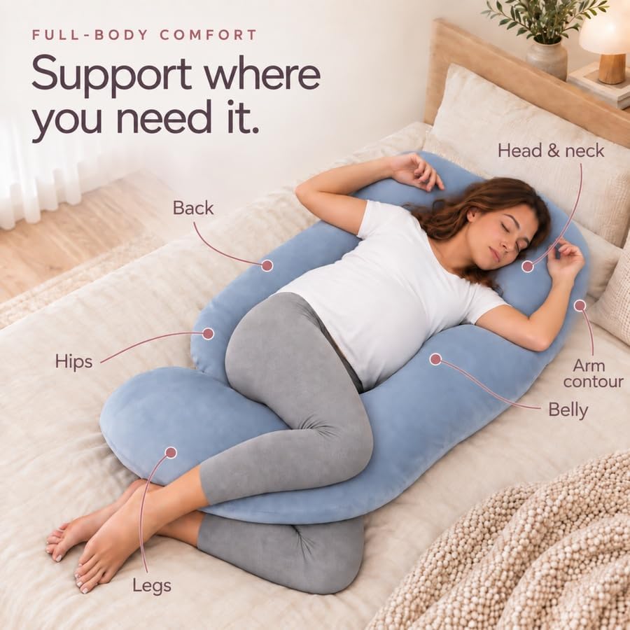 MOON PARK Pregnancy Pillows for Sleeping - Image 5