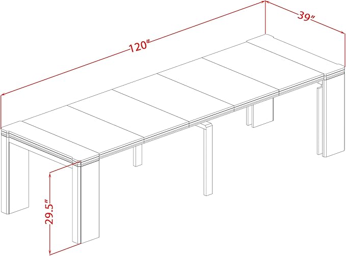 X12X2-0C6-30 14-pc Dining Table Set a Rectangular Kitchen Table with a coffee Table and 12 Wire Brushed Black Polyester Stackable Chair, 39x120 Inch, Wire Brushed Black