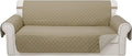 Reversible 4 Seater Sofa Cover 91 Inch Large Couch Cover Furniture Protector by LuxshareHome