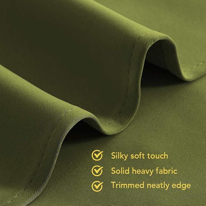NICETOWN Window Curtain Panels, Thermal Insulated Solid Grommet Blackout - Image 4