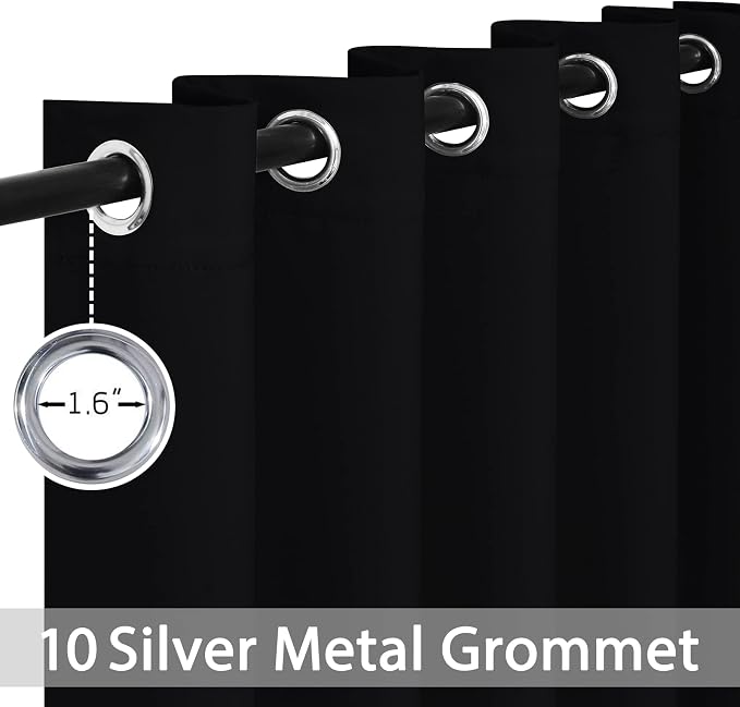 Yakamok 84 Inch Length Blackout Curtains - Image 2