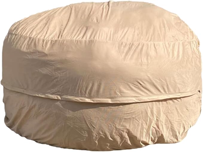 BCU Durable Bean Bag Cover Inner Lining for Filler Beanbag Beans Storage Reusable Washable, 3.5FT