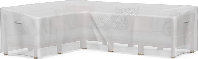 Simple Houseware Outdoor Patio Sectional Sofa Cover, Left-Facing