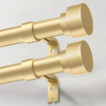 IFELS 2 Pack Heavy Duty Curtain Rods by IFELS