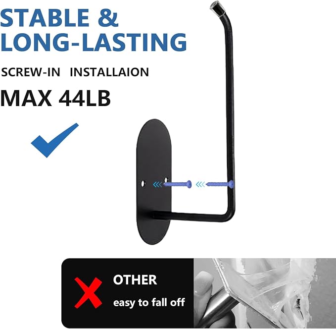 2 pcs Curtain tiebacks Hooks Screw-in, Curtain holdbacks Wall Mounted, Curtain - Image 4
