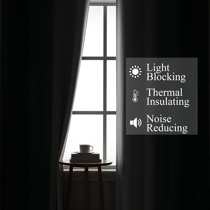Estelar Textiler Green and Greyish White Gradient Blackout Curtains - Image 3