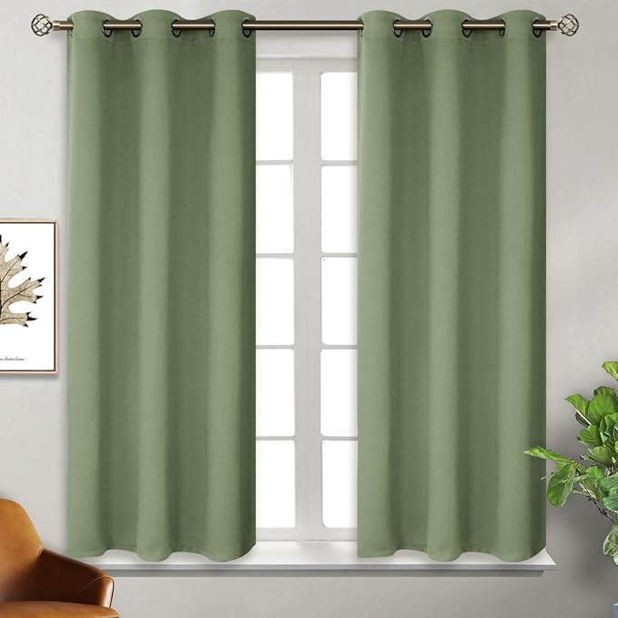 BGment Room Darkening Curtains 54 Inches Long by BGment