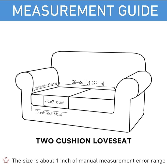 hyha Waterproof Couch Cushion Covers, Washable Sofa Cushion Slipcovers - Image 6