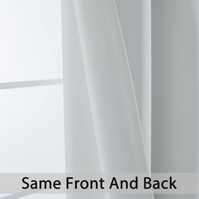 Yakamok Room Darking Curtains for Bedroom, Light Blocking Drapes Room Darkening - Image 3