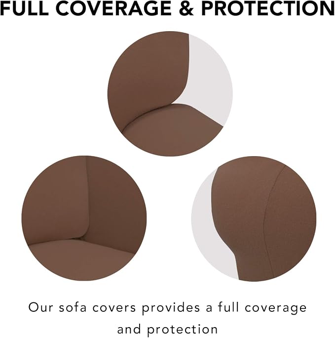 PureFit Super Stretch Oversized Sofa Slipcover – Spandex Non Slip Soft Couch - Image 3
