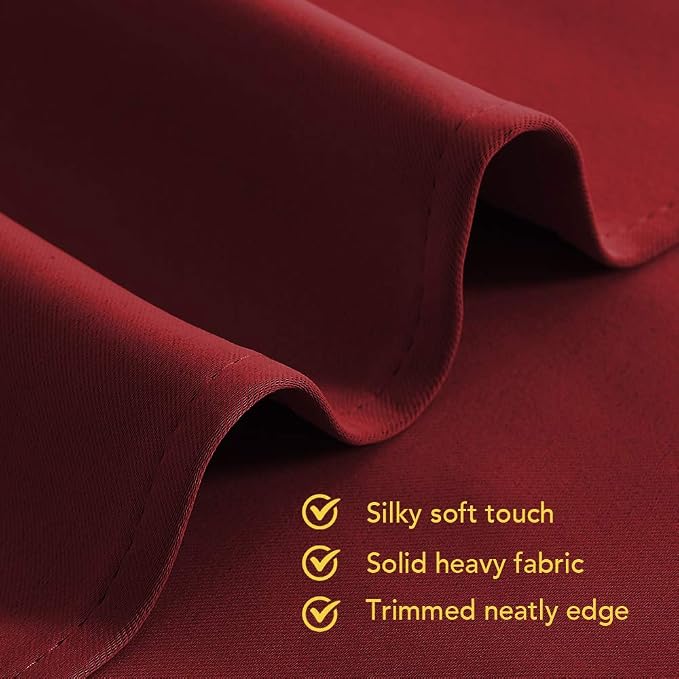 NICETOWN Christmas Window Curtains Blackout Drapes, Thermal Insulated Solid - Image 5