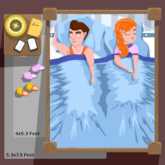 Amearea Shag Fluffy Area Rug for Bedroom Girls Living Room, Extra Soft and - Image 7