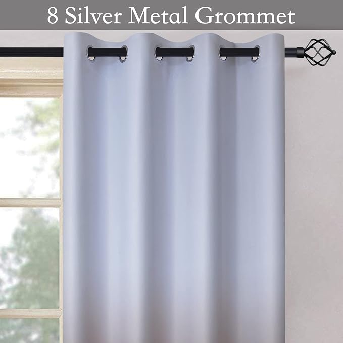 SimpleHome Ombre Curtains 52 x 63 Inch - Image 2