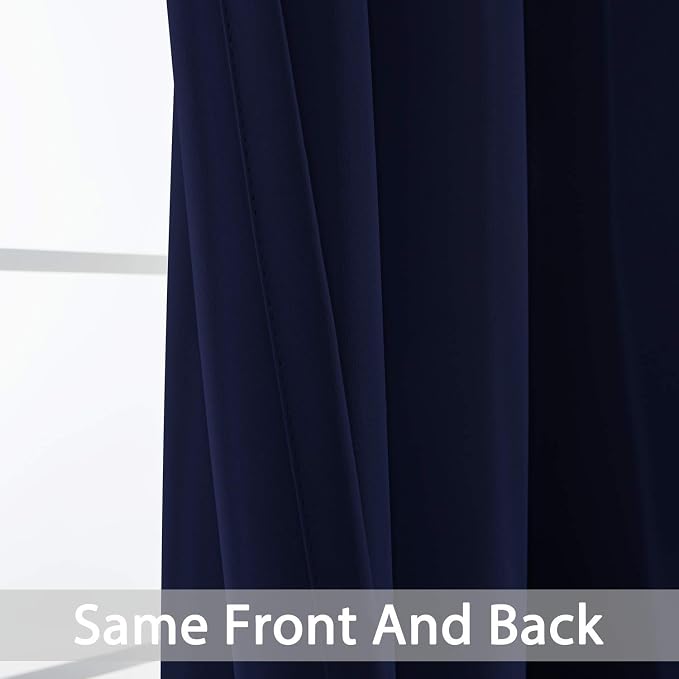 Yakamok Light Blocking Window Blackout Curtains Thermal Insulated Room - Image 5