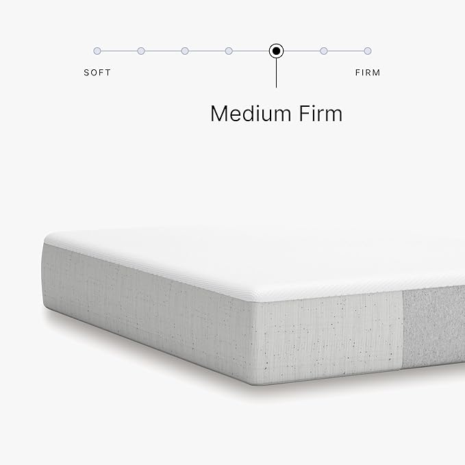 Signature Design by Ashley Full Size Cool Max 12 Inch Medium Plush Cooling Gel Infused Memory Foam Mattress for Pressure Relief, Fiberglass Free, Mattress in A Box