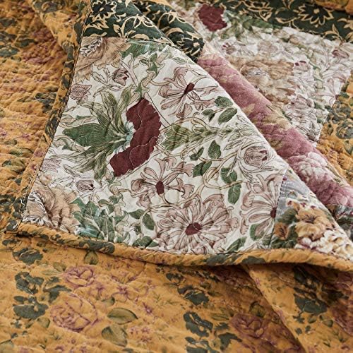 Greenland Home Antique Chic 100% Cotton Authentic Patchwork Quilt Set, - Image 5