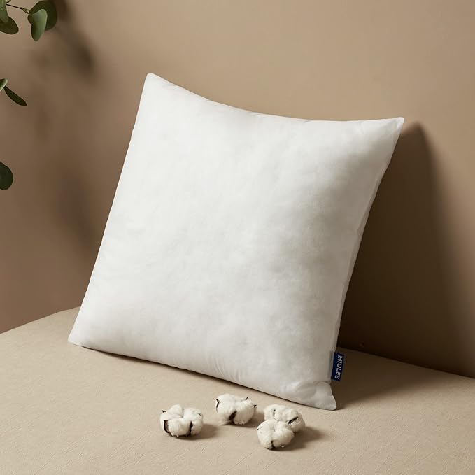 MIULEE Pillow Insert 27x27 Inch, Decorative Square Throw Pillow Inserts by MIULEE