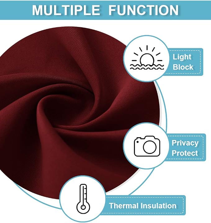 RYB HOME Large Blackout Curtains - Image 6