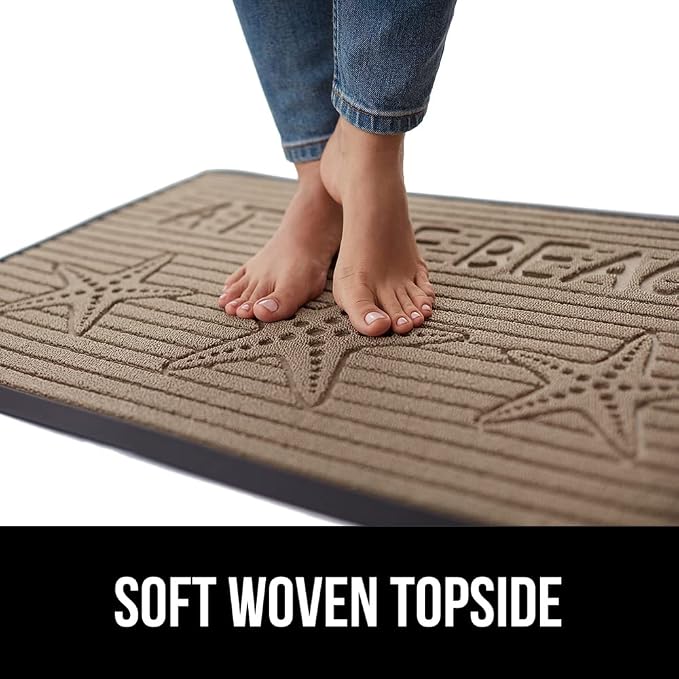 GORILLA GRIP 100% Waterproof All-Season WeatherMAX Doormat 35x23, US Designed - Image 7