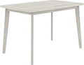 47'' Solid Wood Dining Table for 4-6, Farmhouse Kitchen Table for Kitchen, Dining Room, Restaurant, Natural Eco-Friendly, Washed Gray