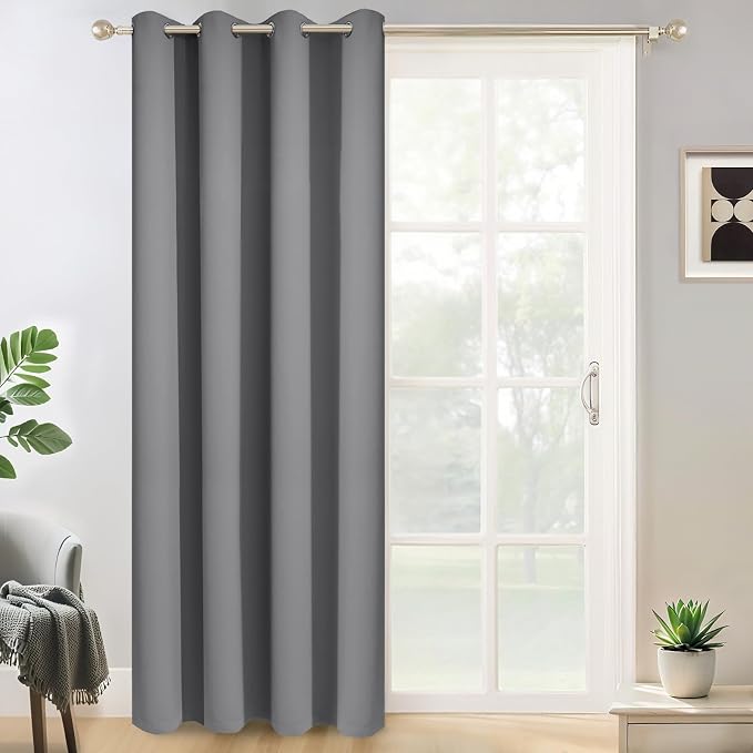 Yakamok Gray Blackout Curtain Panels 96 inches by Yakamok