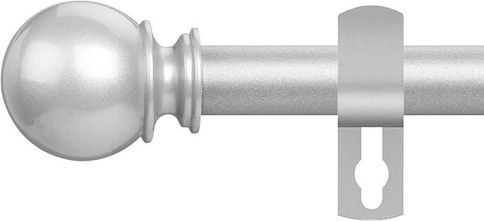 Curtain Rod Set for Windows 28 to 60 Inch by Poskena