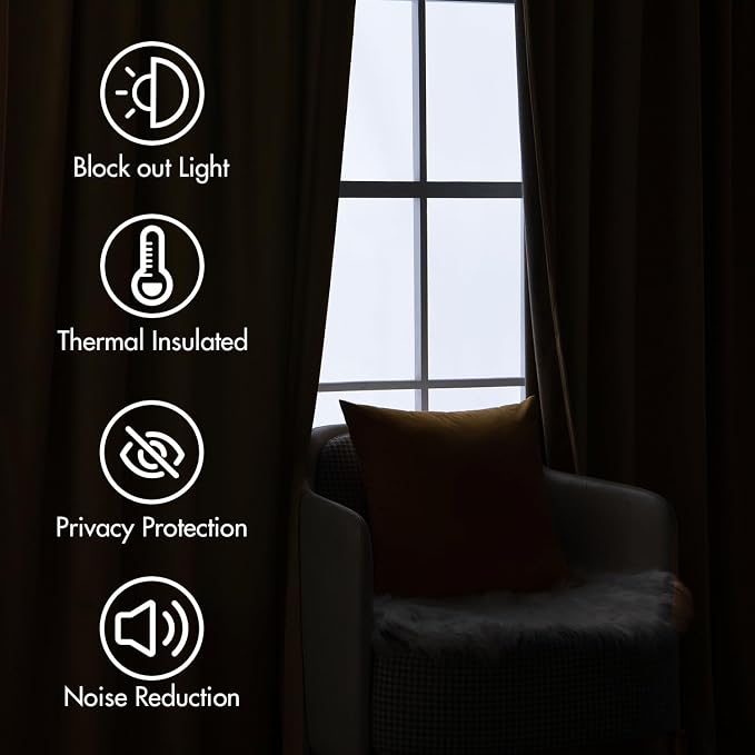 MIULEE Velvet Curtains 96 inches - Image 5