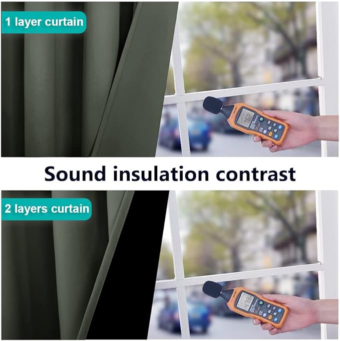 NICETOWN Full Shading Cold Blocking Curtains - Image 3