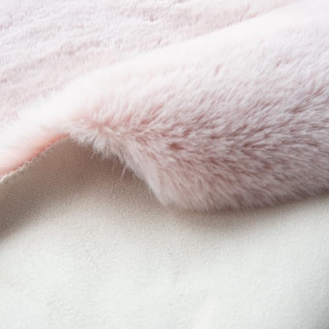 ORINOVA Pink Plush Washable Fluffy Fur Rugs - Image 4