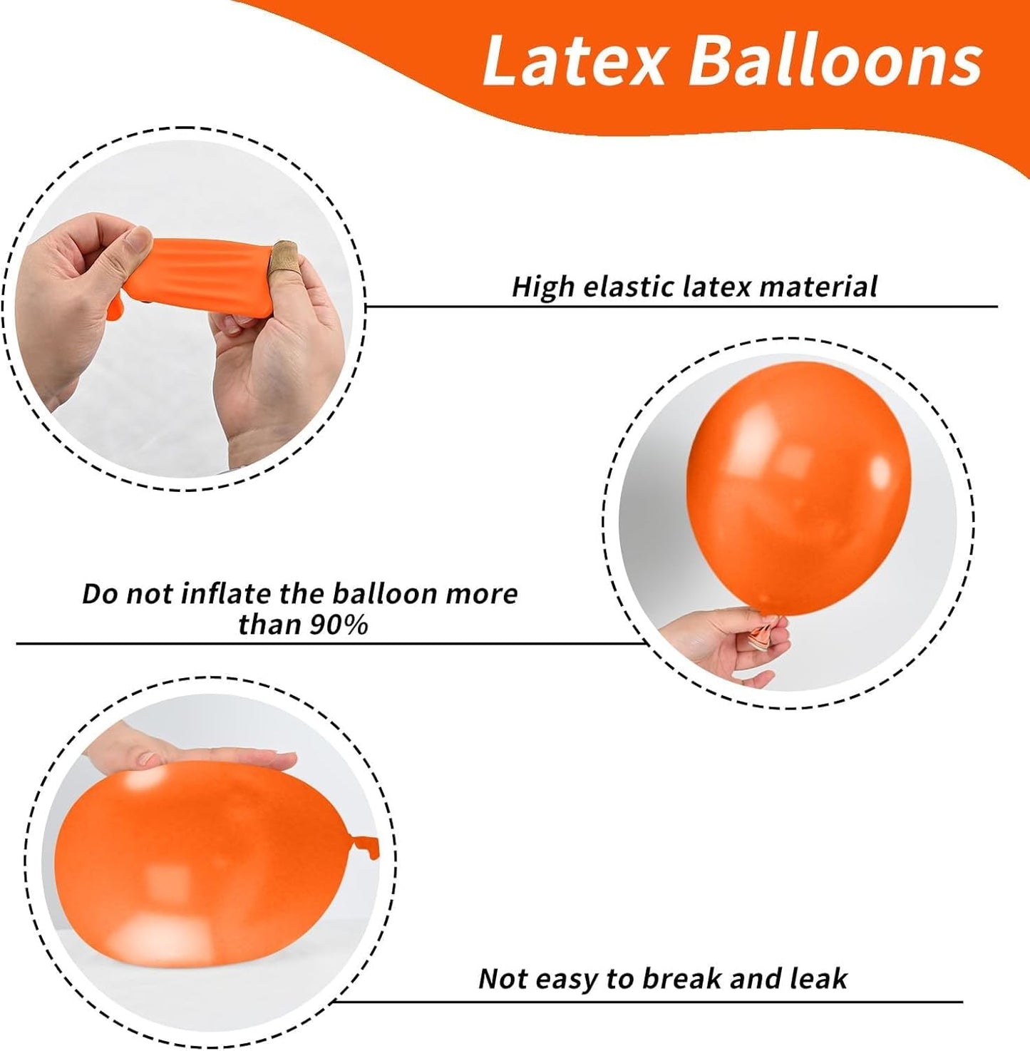 Orange and Blue Balloons, 52 PCS 12 Inch Royal Blue Chrome Gold Birthday Balloons with Confetti Balloon, Birthday Balloon Party Decorations for Engagement Graduation Thanksgiving