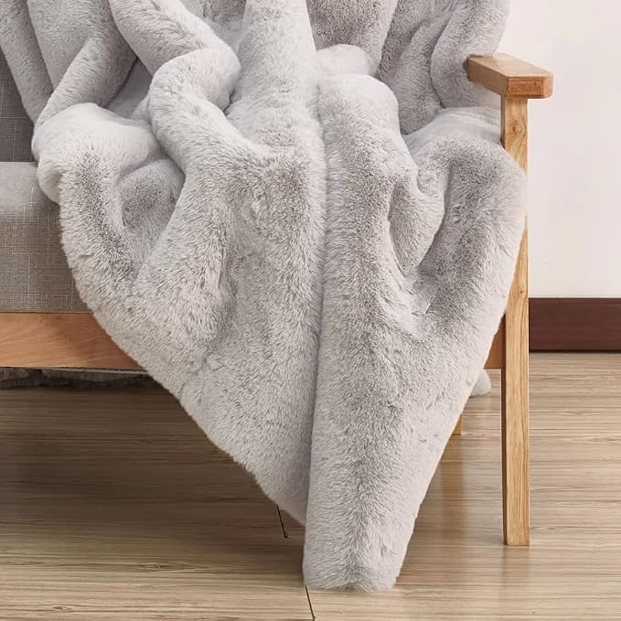 ORINOVA Silver Grey Plush Washable Area Rugs 8x10 Shag Rugs - Image 4
