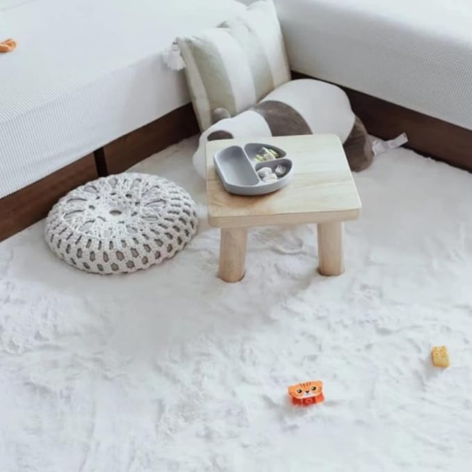 Ghouse Ultra Soft Faux Rabbit Fur Rug 3x5, Machine Washable Area Rugs - Image 5