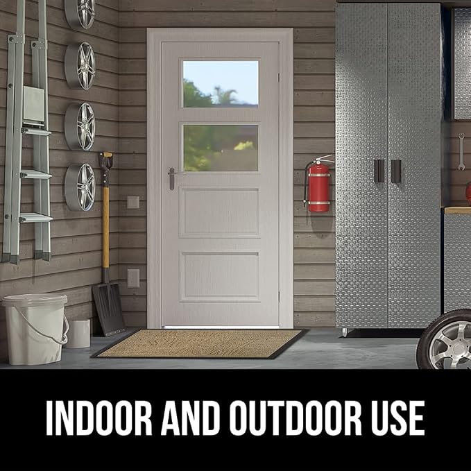 GORILLA GRIP 100% Waterproof All-Season WeatherMAX Doormat 35x23, US Designed - Image 9
