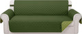 Reversible 4 Seater Sofa Cover 91 Inch Large Couch Cover Furniture Protector by LuxshareHome