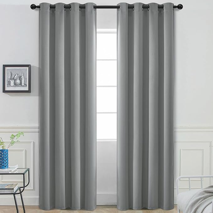 Yakamok Dove Grey Room Darking 108 Inch Length 2 Panel Sets by Yakamok