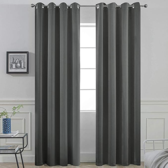 Yakamok Blackout Curtains Room Darkening Thermal Insulated Window Panels by Yakamok