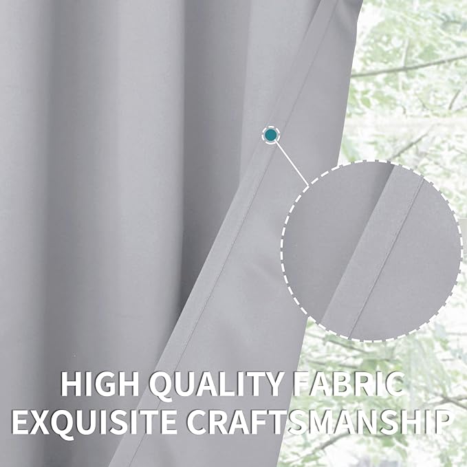 BGment Room Darkening Curtains 84 Inches Long - Image 7