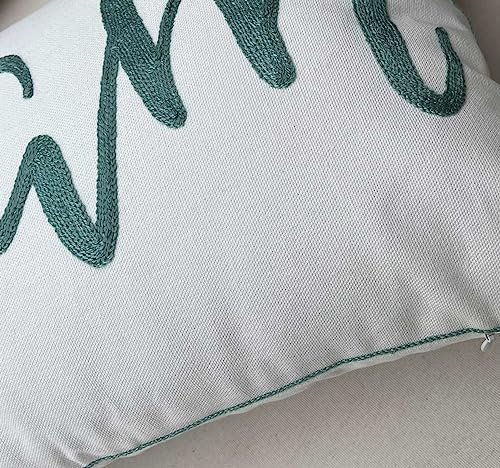 Embroidered Inspirational Quote Throw Pillow Cover - Image 6
