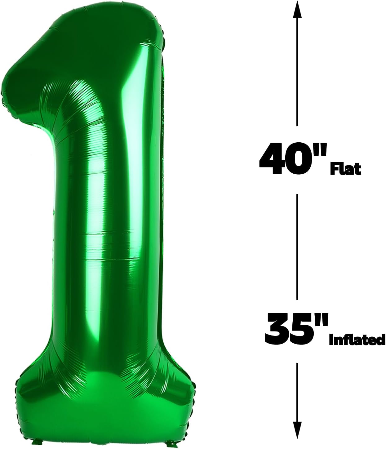 Green Foil Number 18 81 Balloon 40 Inch, Helium Mylar Eight Number 18 81 Birthday Balloons, 18th 81 Green Women Men Wedding Anniversary, Graduations Party Supplies