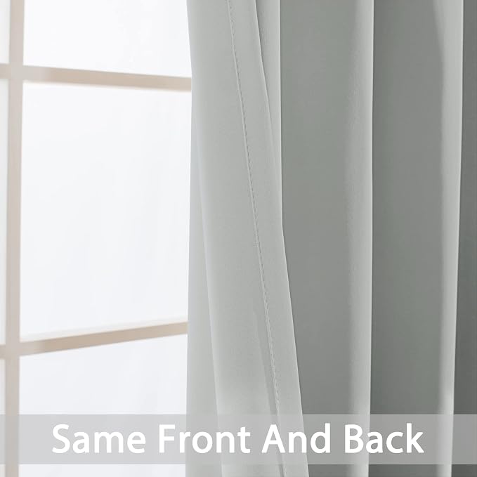 Yakamok Blackout Curtains Room Darkening Thermal Insulated Window Panels - Image 6